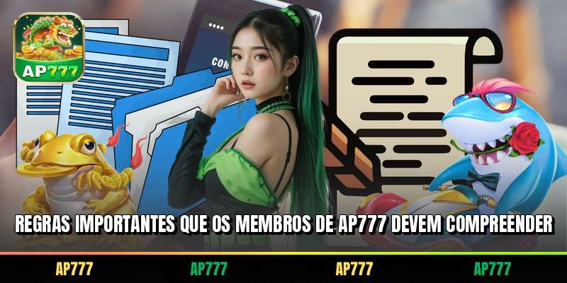 Regras importantes que os membros de AP777 devem compreender
