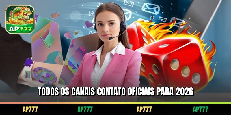 Todos os canais contato oficiais para 2026
